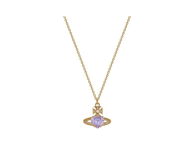 Vivienne Westwood Vivienne Westwood Ariella Pendant In Crystal Detailing With Gold-Tone Plating - view 1