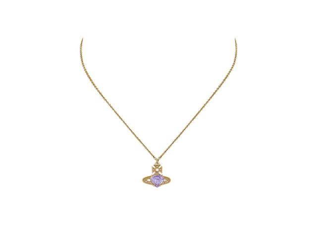 Vivienne Westwood Vivienne Westwood Ariella Pendant In Crystal Detailing With Gold-Tone Plating - view 2