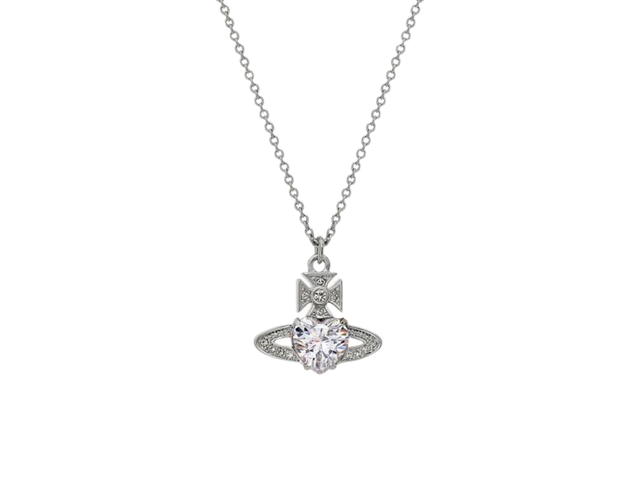 Vivienne Westwood Vivienne Westwood Ariella Pendant In Crystal Detailing With Silver-Tone Plating - view 1