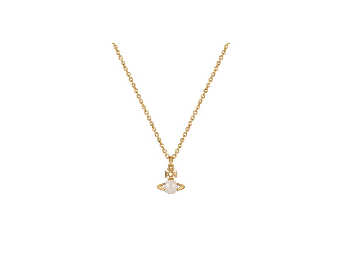 Vivienne Westwood Vivienne Westwood Balbina Pendant Gold Cream Pearl
