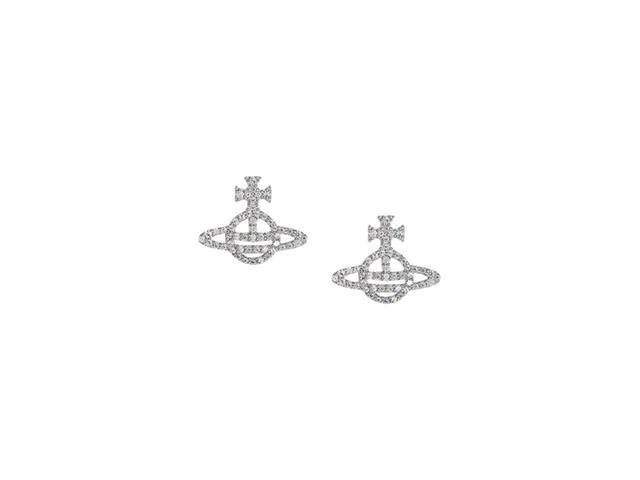 Vivienne Westwood Vivienne Westwood Calliope Earrings Platinum-White Cz - view 1