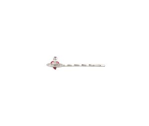 Buy Vivienne Westwood Diamante Heart Hairpin Brass Silver at Sasom – Authentic and Ready to Ship