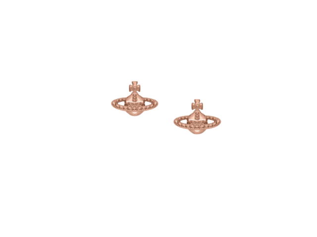 Vivienne Westwood Vivienne Westwood Farah Earrings Pink Gold - view 1