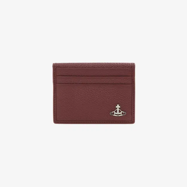 Vivienne Westwood Vivienne Westwood Grain Leather Card Holder Burgundy - view 1