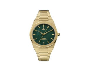 Buy Vivienne Westwood Limehouse 34 MM In Brushed finish With Gold-Tone Hardware Green-Gold at Sasom – Authentic and Ready to Ship