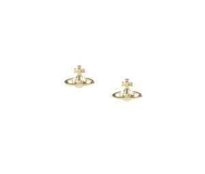 Buy Vivienne Westwood Lorelei Stud Earrings Gold-Tone In Brass at Sasom – Authentic and Ready to Ship