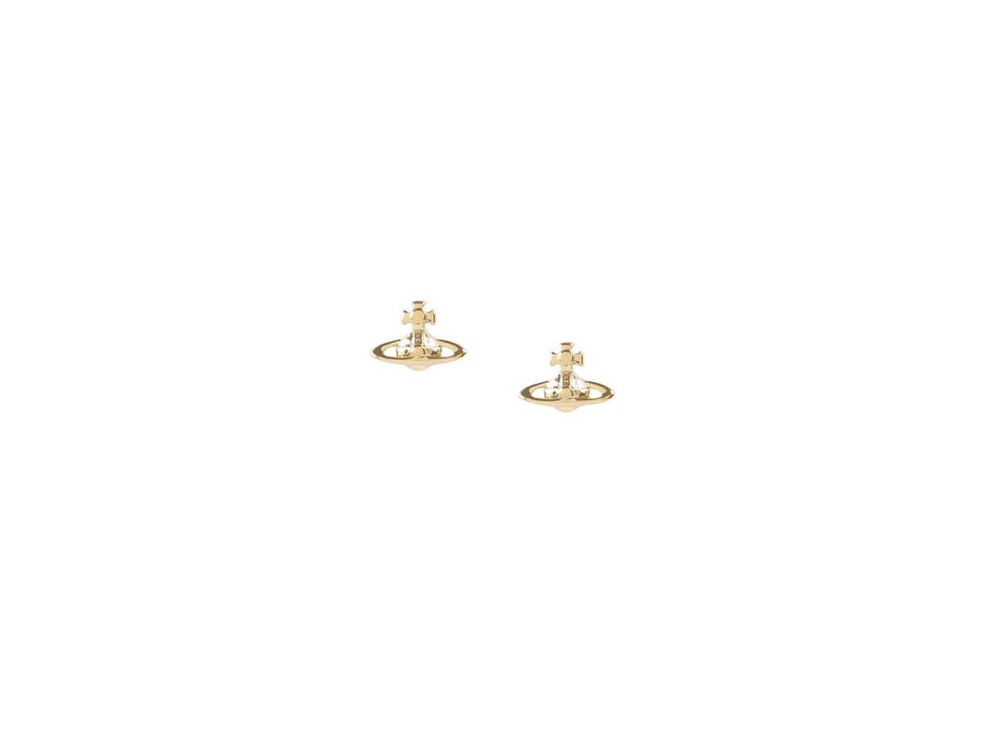 Vivienne Westwood Vivienne Westwood Lorelei Stud Earrings Gold-Tone In Brass