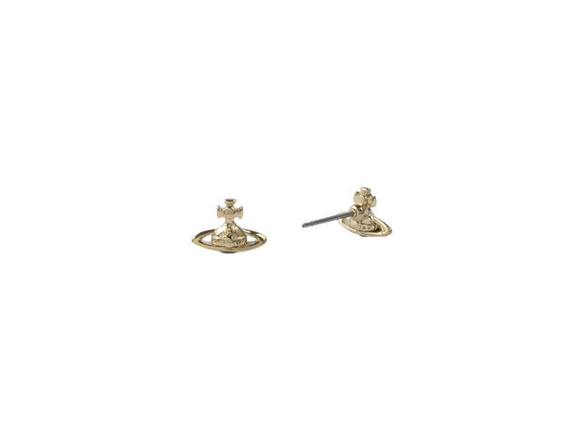 Vivienne Westwood Vivienne Westwood Lorelei Stud Earrings Gold-Tone In Brass - view 2