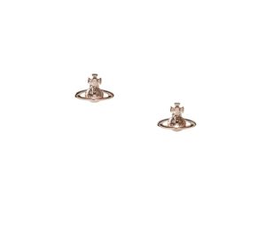 Buy Vivienne Westwood Lorelei Stud Earrings In Brass Pink Gold at Sasom – Authentic and Ready to Ship
