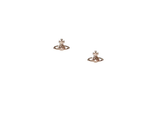 Vivienne Westwood Vivienne Westwood Lorelei Stud Earrings In Brass Pink Gold - view 1
