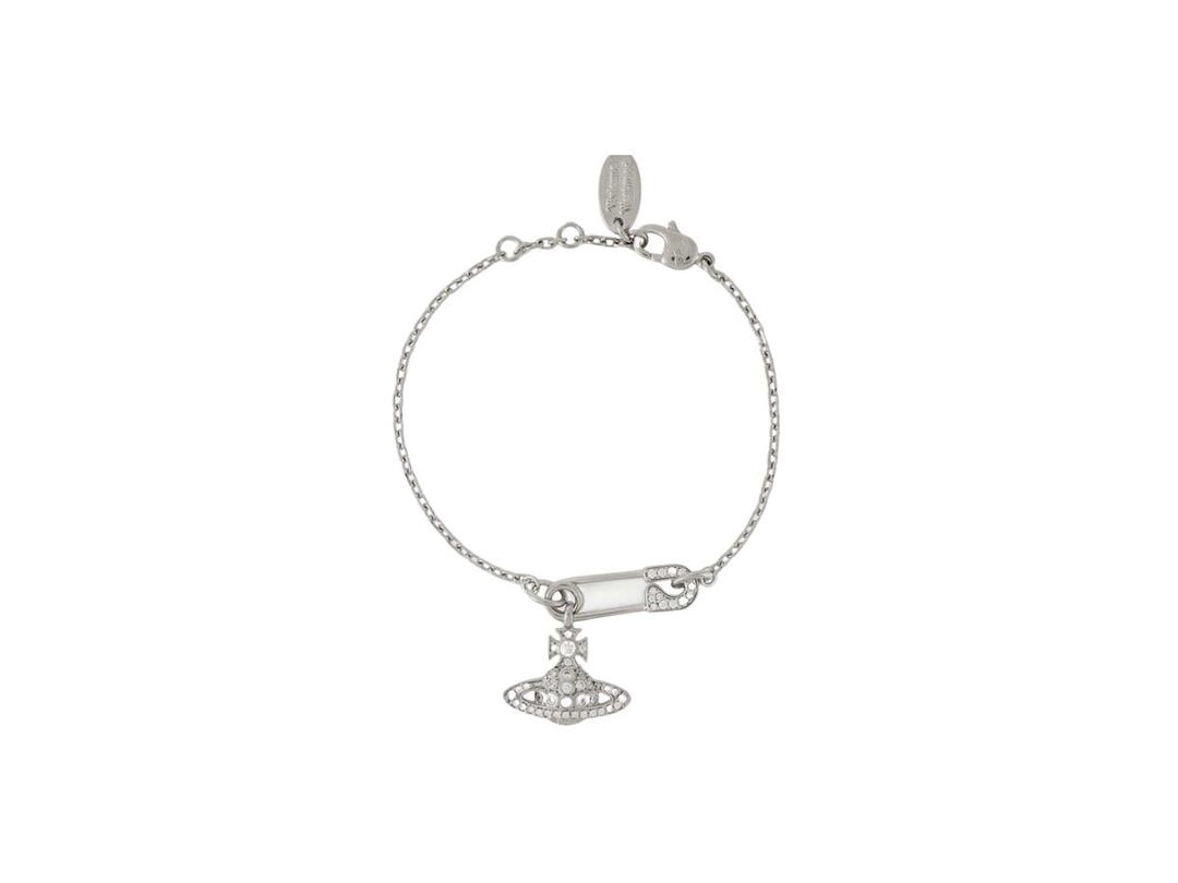 Vivienne Westwood Vivienne Westwood Lucrece Bracelet In Silver-Tone Brass