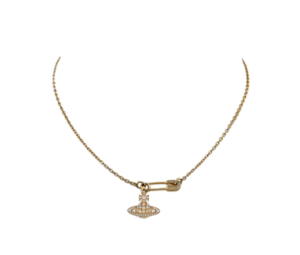 Buy Vivienne Westwood Lucrece Pendant Gold-White Cz at Sasom – Authentic and Ready to Ship