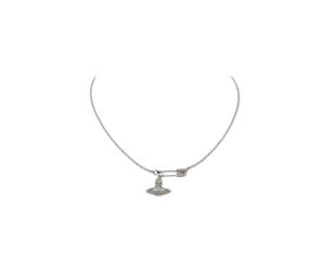 Vivienne Westwood Lucrece Pendant Platinum-White Cz