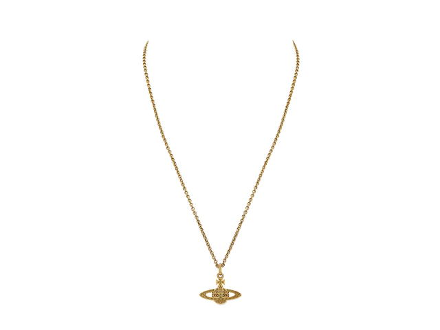 Vivienne Westwood Vivienne Westwood Man Mini Bas Relief Orb Pendant In Gold-tone Hardware - view 1