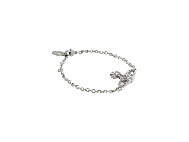 Vivienne Westwood Vivienne Westwood Mayfair Bas Relief Bracelet Rhodium Crystal - view 2
