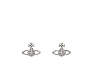 Buy Vivienne Westwood Mayfair Bas Relief Earrings Silver at Sasom – Authentic and Ready to Ship