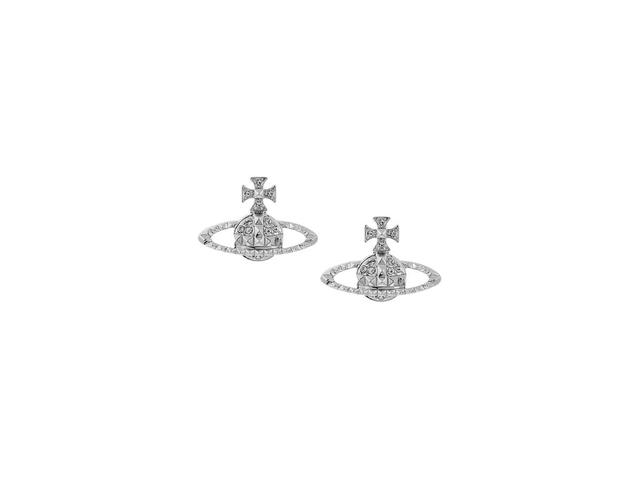 Vivienne Westwood Vivienne Westwood Mayfair Bas Relief Earrings Silver Tone In Brass - view 1