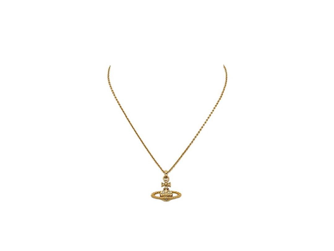 Vivienne Westwood Vivienne Westwood Mayfair Bas Relief Pendant Gold Crystal AB