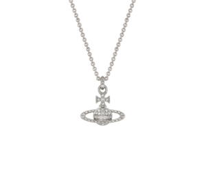 Buy Vivienne Westwood Mayfair Bas Relief Pendant Rhodium Crystal at Sasom – Authentic and Ready to Ship