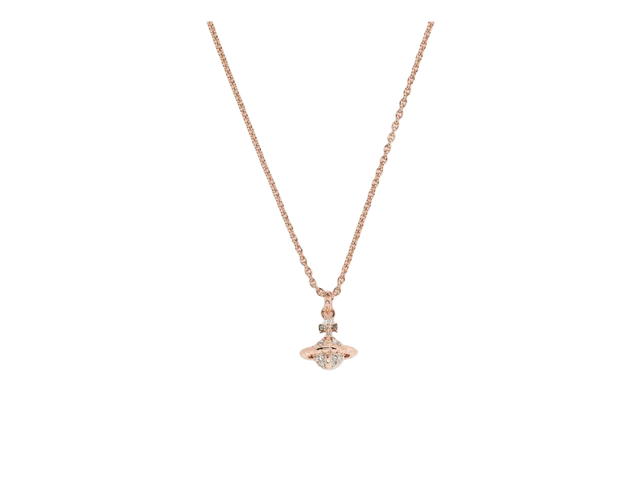Vivienne Westwood Vivienne Westwood Mayfair Small Orb Necklace In Rose Gold-Tone Plating - view 1