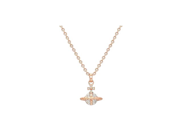 Vivienne Westwood Vivienne Westwood Mayfair Small Orb Necklace In Rose Gold-Tone Plating - view 2