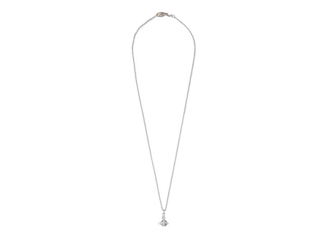 Vivienne Westwood Vivienne Westwood Mayfair Small Orb Necklace In Silver-Tone Plating - view 2