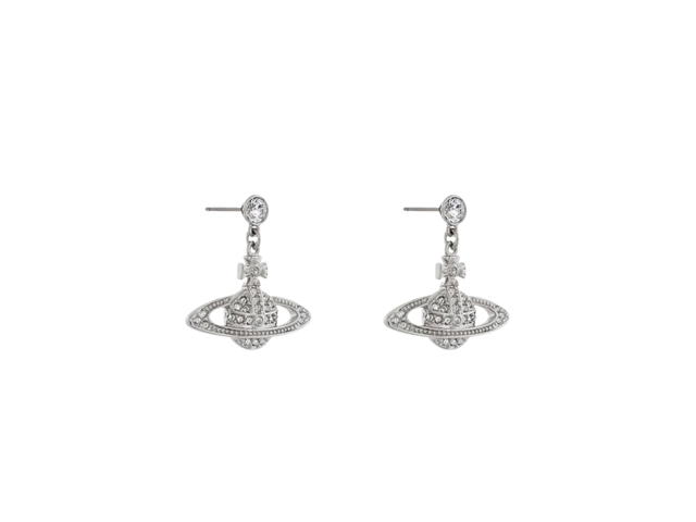 Vivienne Westwood Vivienne Westwood Mini Bas Relief Drop Earrings In Silver - view 2