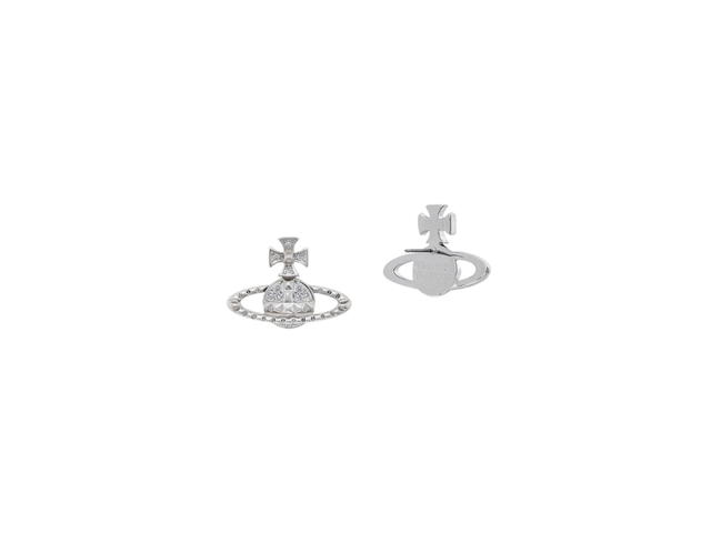 Vivienne Westwood Vivienne Westwood Mayfair Bas Relief Earrings Rhodium Crystal - view 2