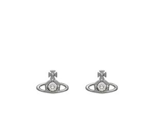 Buy Vivienne Westwood Nano Solitaire Earrings Silver at Sasom – Authentic and Ready to Ship