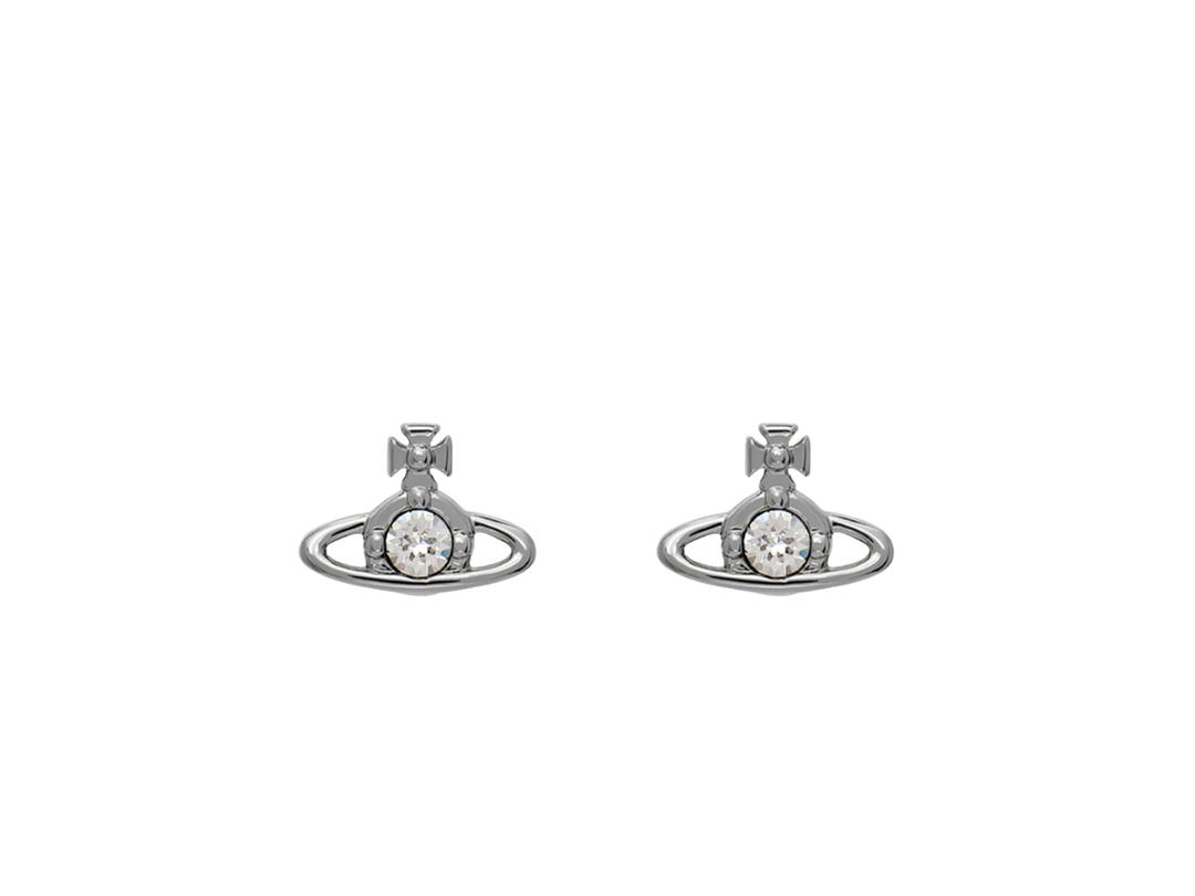 Vivienne Westwood Vivienne Westwood Nano Solitaire Earrings Silver