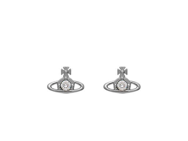 Vivienne Westwood Vivienne Westwood Nano Solitaire Earrings Silver - view 1