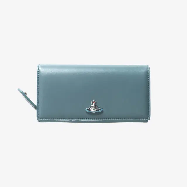 Vivienne Westwood Vivienne Westwood Nappa Leather Emma Classic Long Wallet Blue - view 2