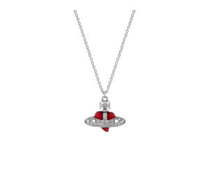 Buy Vivienne Westwood New Diamante Heart Pendant Necklace In New Diamante Heart With Silver-Tone Pink Enamel-White Crystals at Sasom – Authentic and Ready to Ship