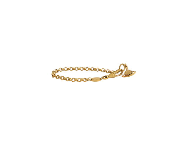 Vivienne Westwood Vivienne Westwood New Petite Orb In Distinct Three-Dimensional Orb Bracelet Gold - view 2