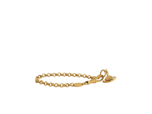 Vivienne Westwood Vivienne Westwood New Petite Orb Bracelet In Three-Dimensional Orb With Gold-Tone Plating Gold - view 2