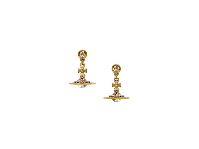Vivienne Westwood Vivienne Westwood New Petite Orb Earrings Gold - view 1