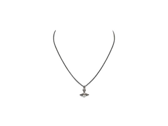 Vivienne Westwood Vivienne Westwood New Petite Orb Pendant Ruthenium - view 1