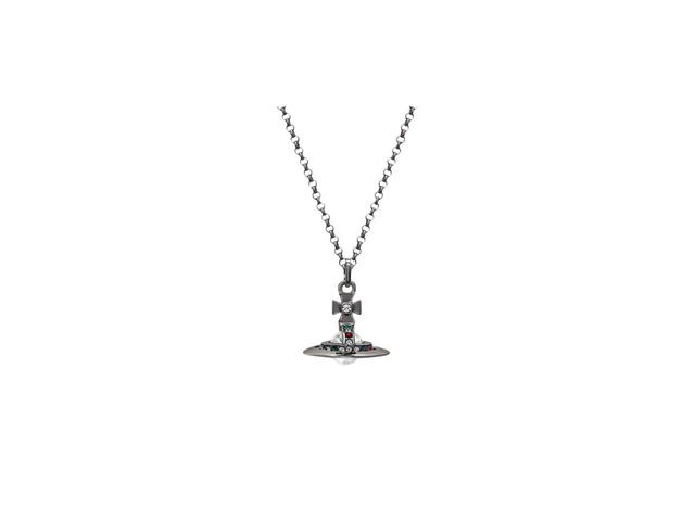 Vivienne Westwood Vivienne Westwood New Petite Orb Pendant Ruthenium - view 2