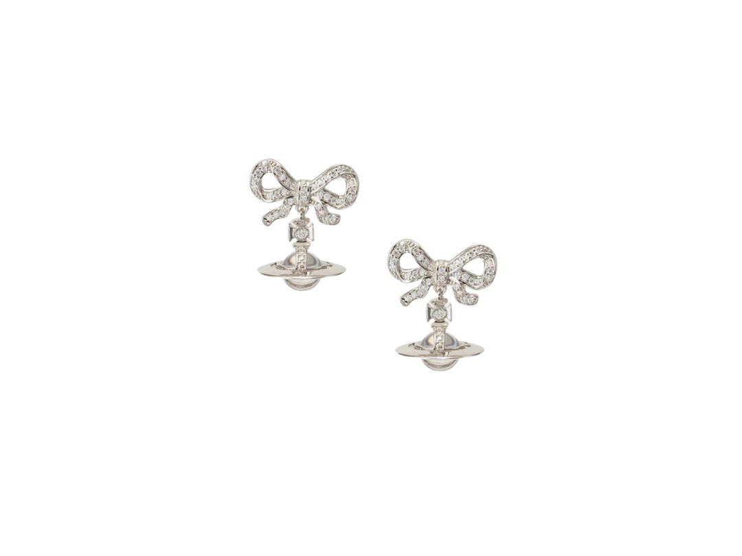Vivienne Westwood Vivienne Westwood Octavie Earrings In Silver Hardware