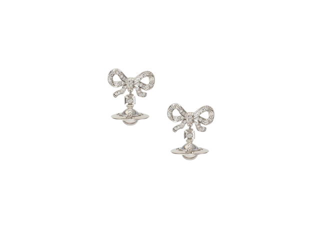 Vivienne Westwood Vivienne Westwood Octavie Earrings In Silver Hardware - view 1