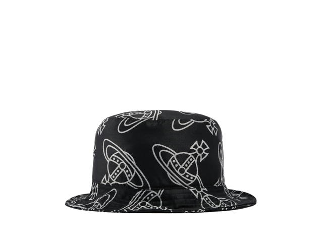 Vivienne Westwood Vivienne Westwood Orb Printed Canvas Bucket Hat Black - view 1