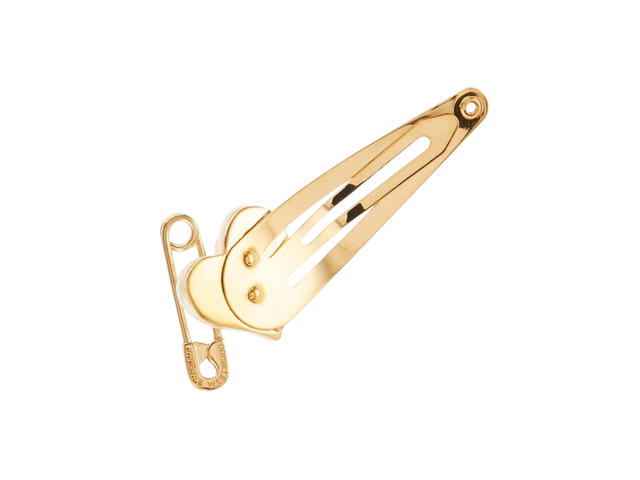 Vivienne Westwood Vivienne Westwood Orietta Hair Clip In Gold-Tone And Pearl - view 2