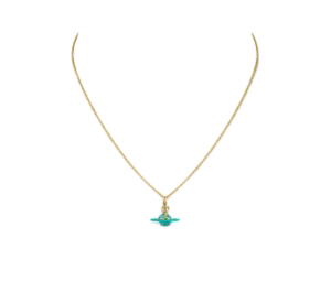 Buy Vivienne Westwood Petite Original Orb Pendant Gold-Green Transparent Light Mint Enamel-Light at Sasom – Authentic and Ready to Ship