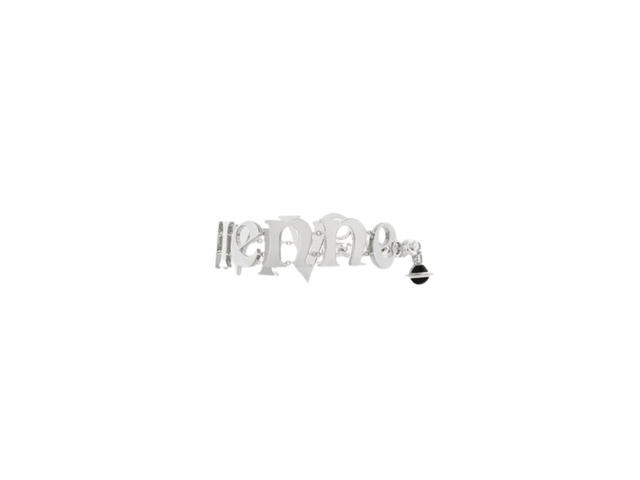 Vivienne Westwood Vivienne Westwood Raimunda Twin Bracelet Platinum-Black Enamel - view 2
