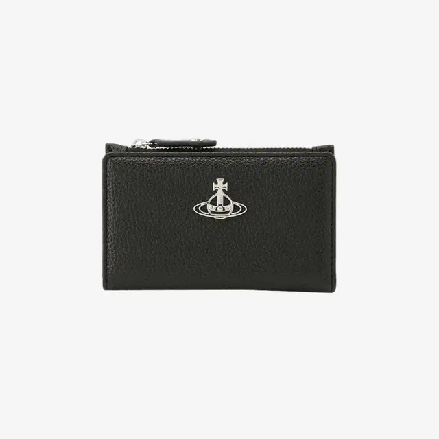 Vivienne Westwood Vivienne Westwood Re-Vegan Grain Leather Silm Flap Card Holder Black - view 2