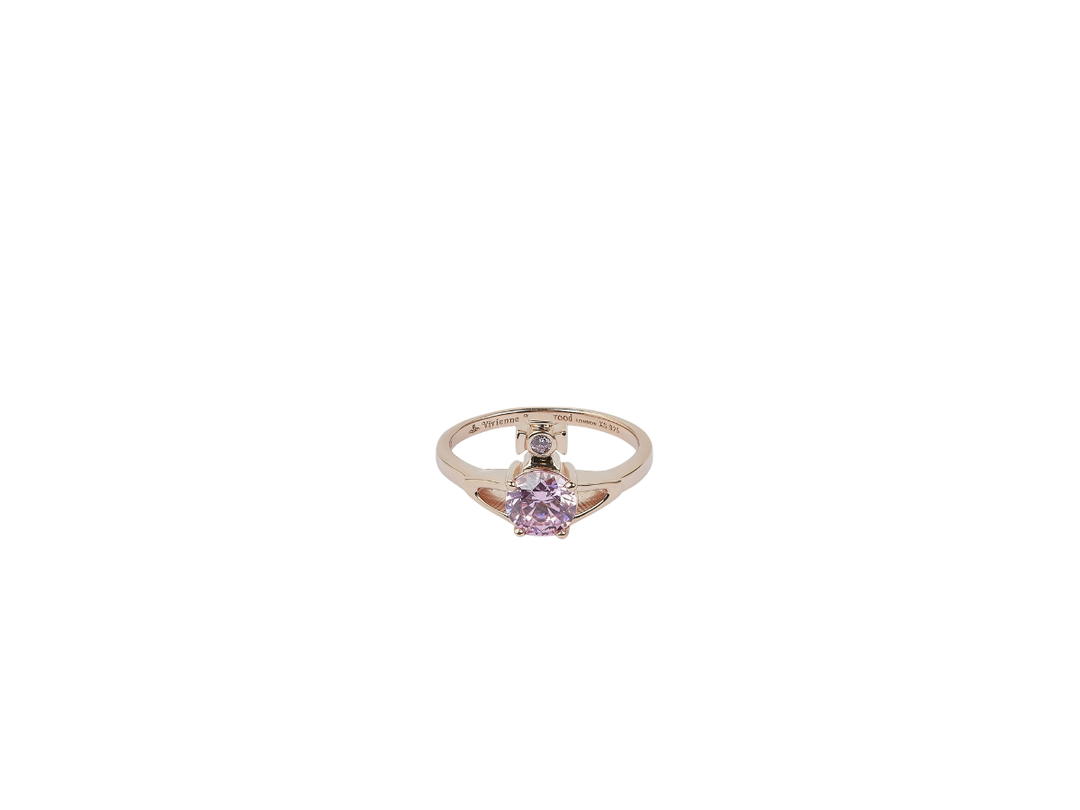 Vivienne Westwood Vivienne Westwood Reina Petite Ring Pink Cubic Zirconia
