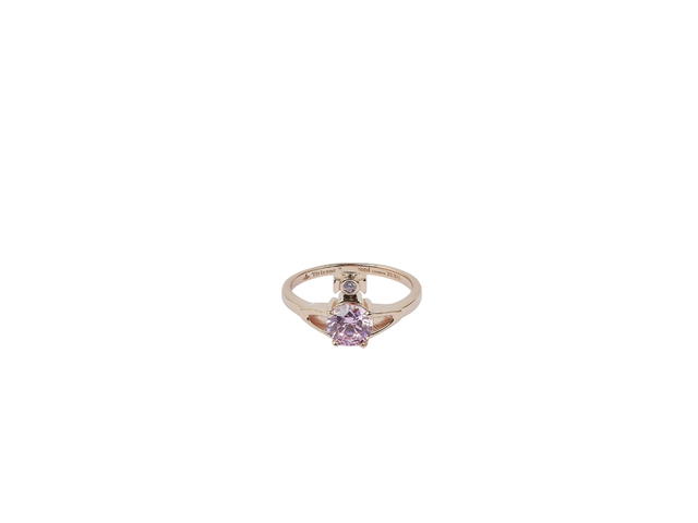 Vivienne Westwood Vivienne Westwood Reina Petite Ring Pink Cubic Zirconia - view 1
