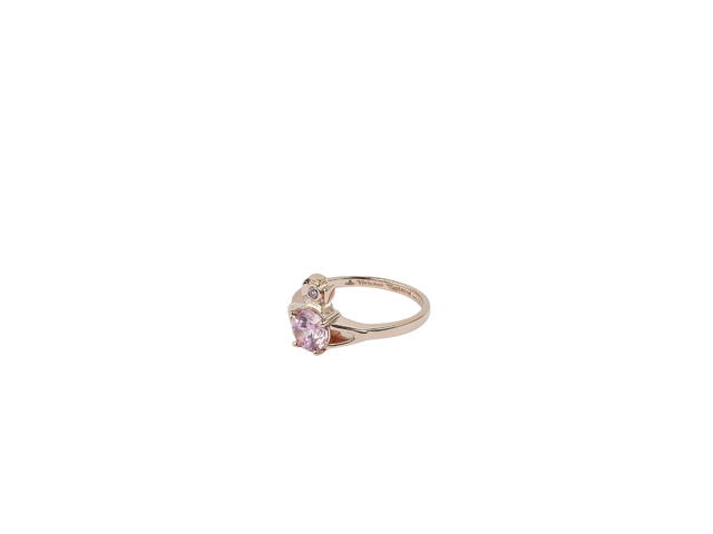 Vivienne Westwood Vivienne Westwood Reina Petite Ring Pink Cubic Zirconia - view 3