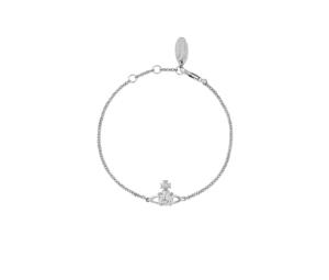 Buy Vivienne Westwood Reina Small Bracelet In Cubic Zirconia Crystals With Silver-Tone Plating at Sasom – Authentic and Ready to Ship