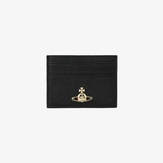 Vivienne Westwood Vivienne Westwood Saffiano Flat Card Holder Black - view 1